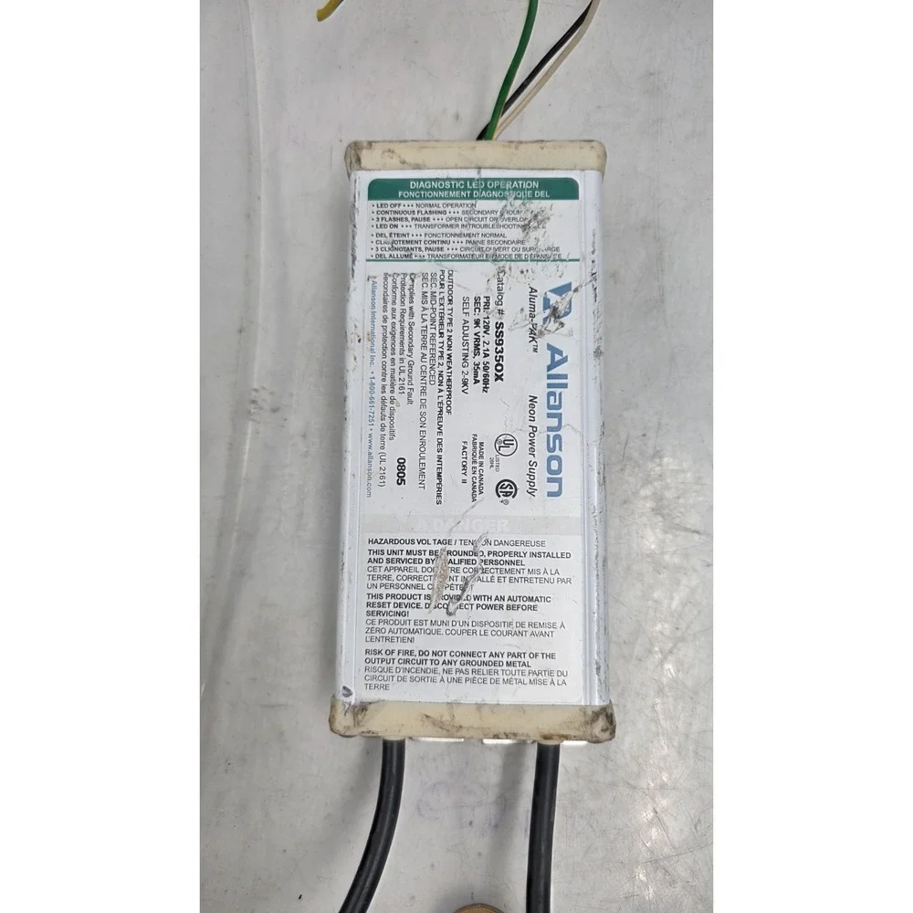 Allanson SS9350X Neon Power Supply